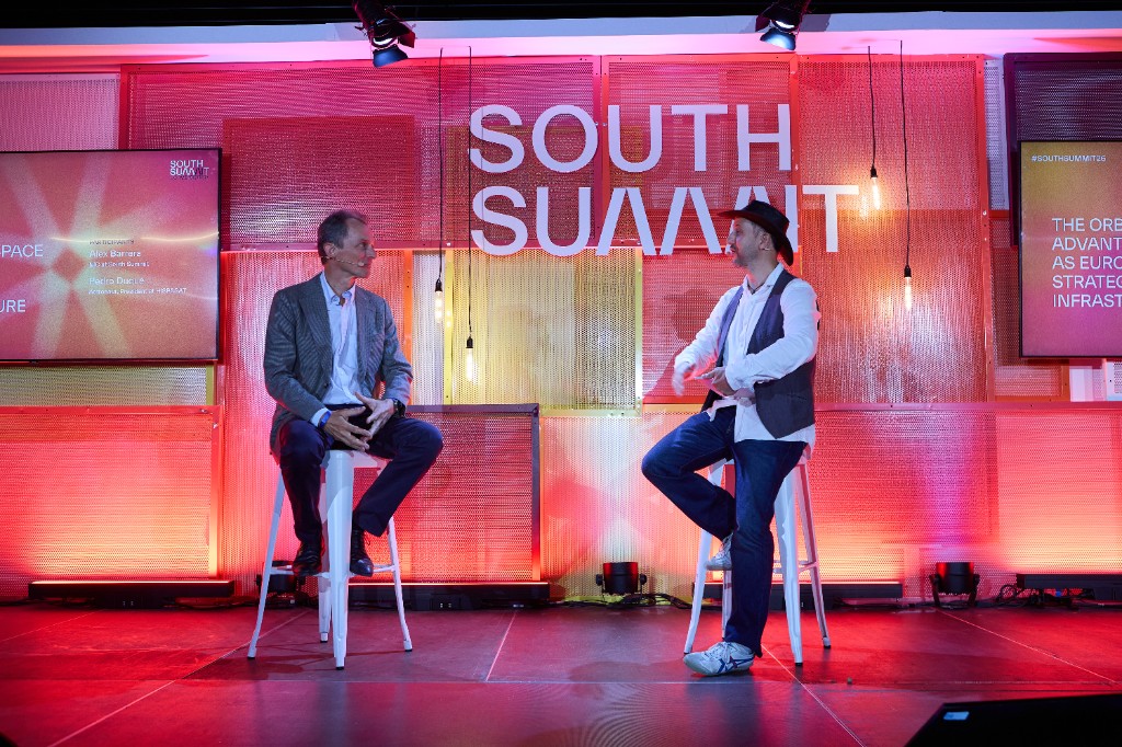 Alex Barrera moderating a South Summit panel